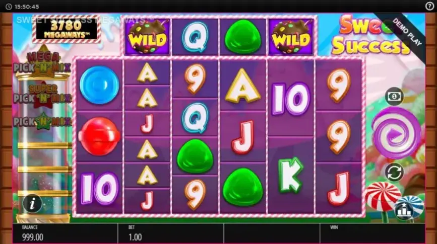 Sweet Success slot screenshot 