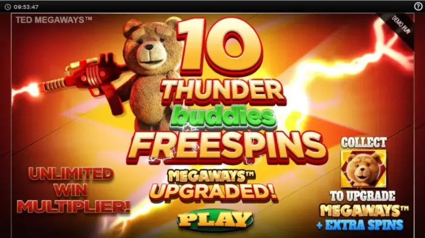 Ted Megaways slot screenshot 3