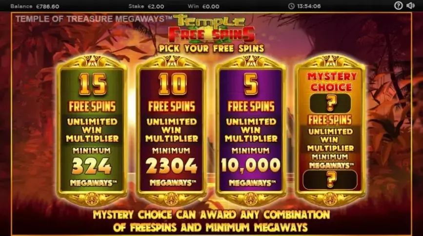 Temple of Treasures MegaWays slot screenshot 5