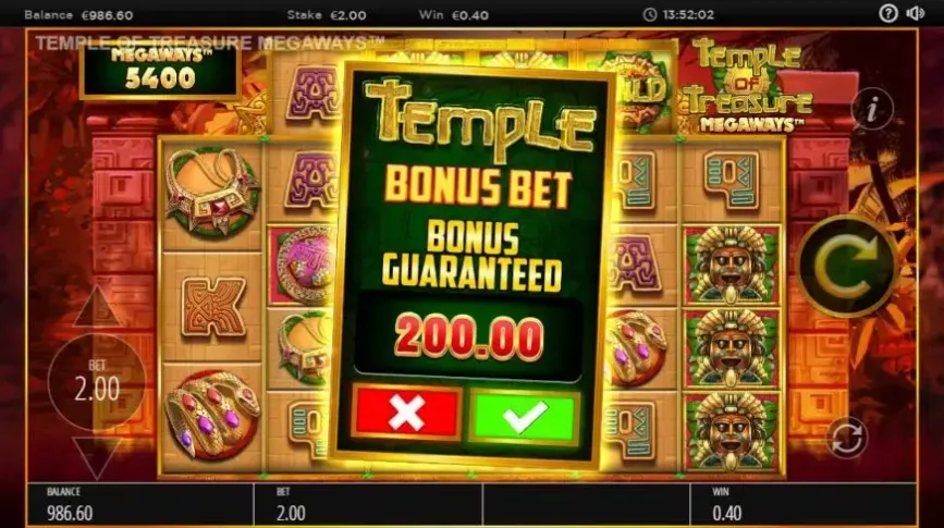 Temple of Treasures MegaWays slot screenshot 4