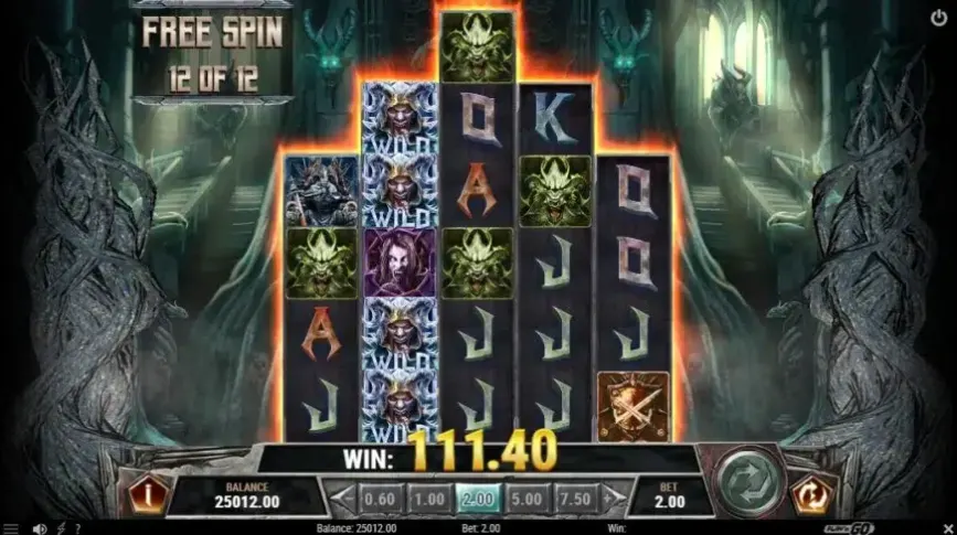 Testament slot screenshot 