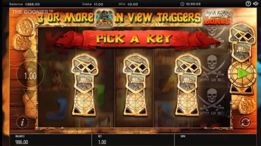The Goonies slot screenshot 4