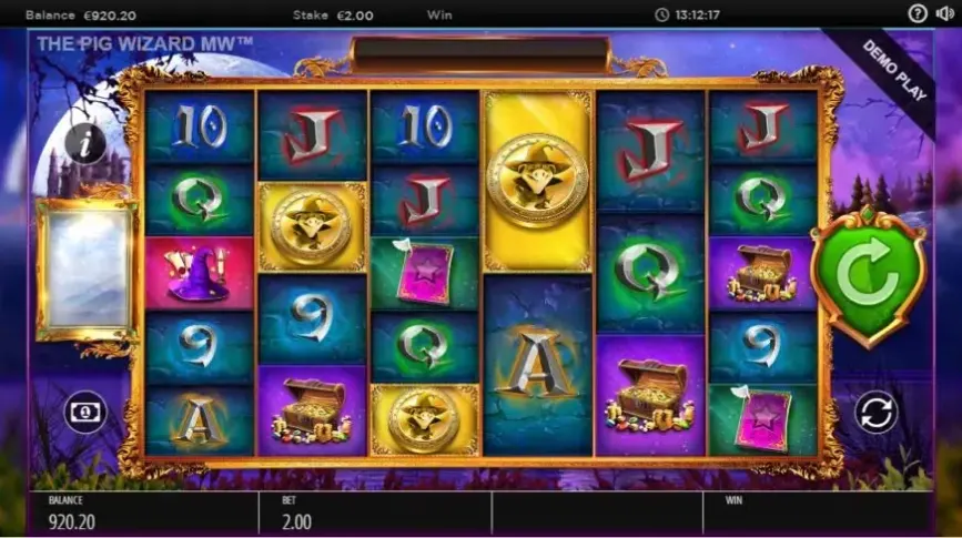 The Pig Wizard Megaways slot screenshot 