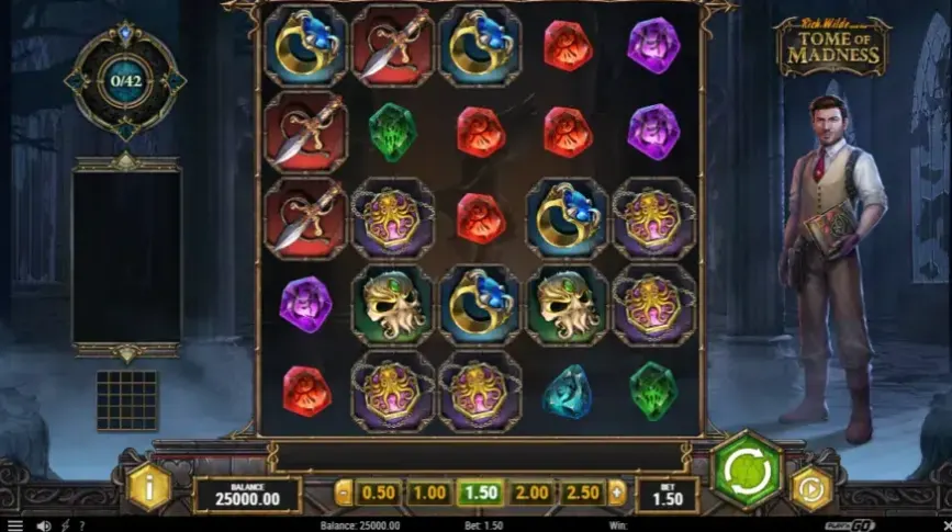 Tome of Madness slot screenshot 