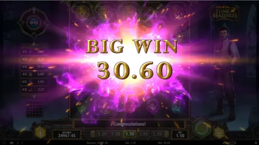 Tome of Madness slot screenshot 