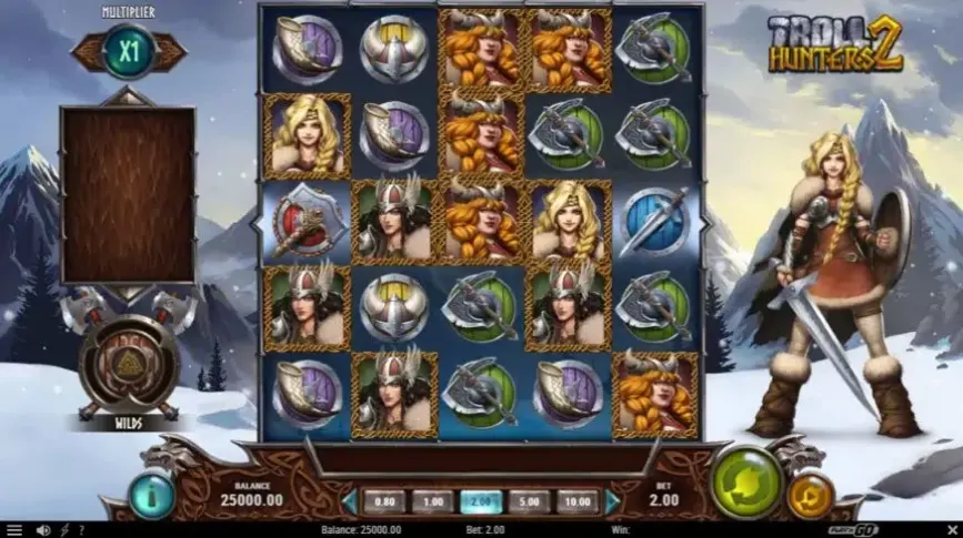 Troll Hunters 2 slot screenshot 