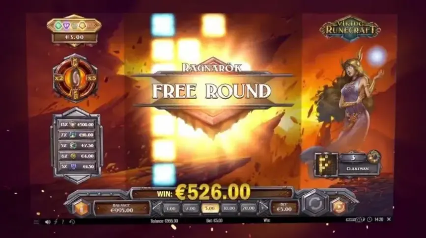 Viking Runecraft slot screenshot 