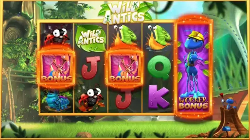 Wild Antics slot screenshot 5