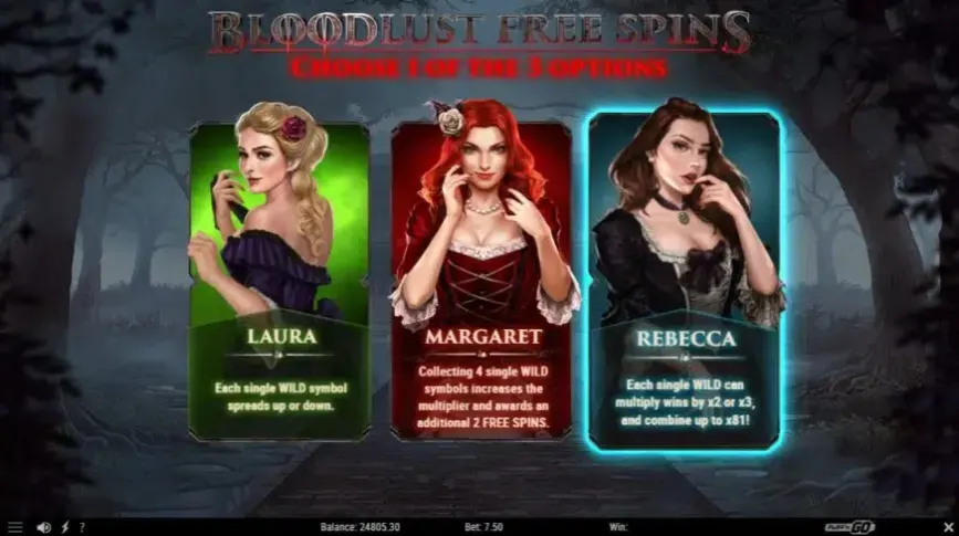 Wild Blood 2 slot screenshot 4