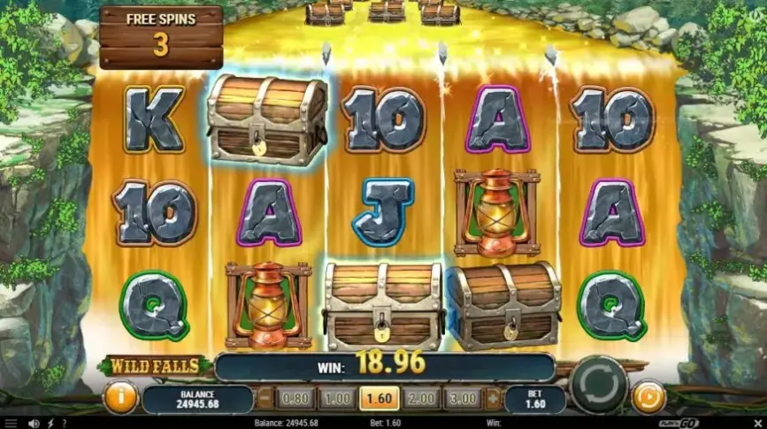 Wild Falls slot screenshot 6