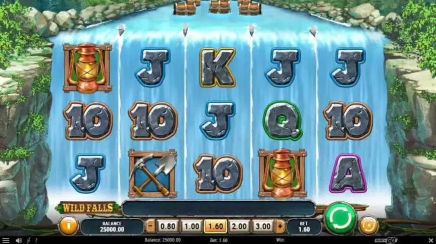 Wild Falls slot screenshot 