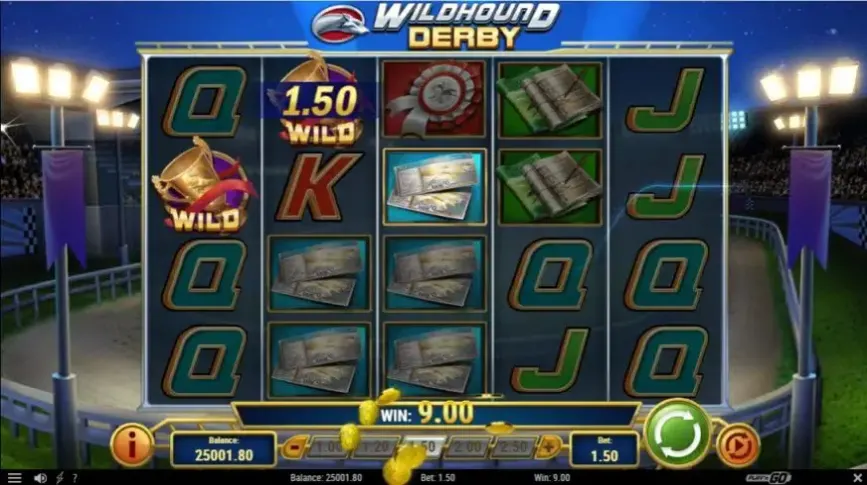 Wildhound Derby slot screenshot 2