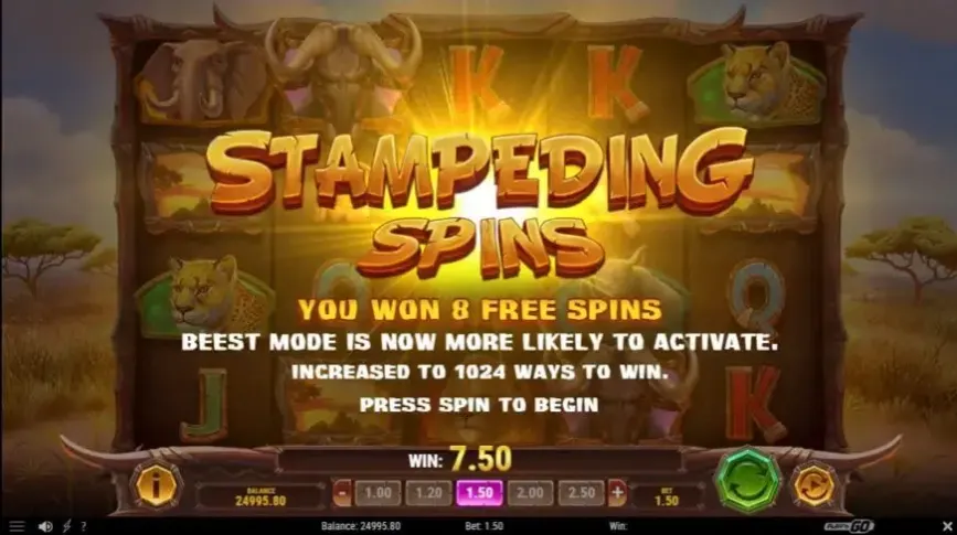 Win A Beest slot screenshot 5