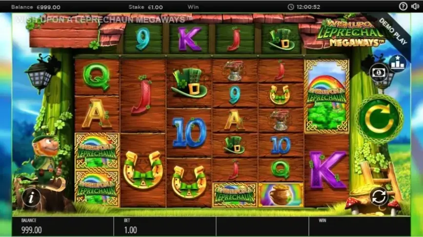 Wish Upon a Leprechaun slot screenshot 