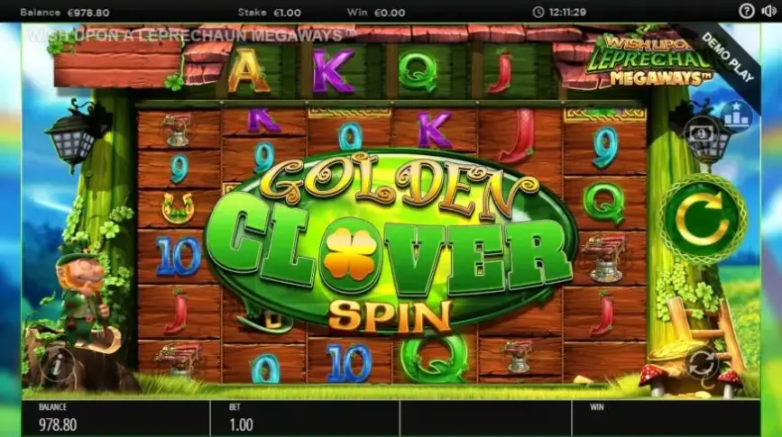 Wish Upon a Leprechaun slot screenshot 3