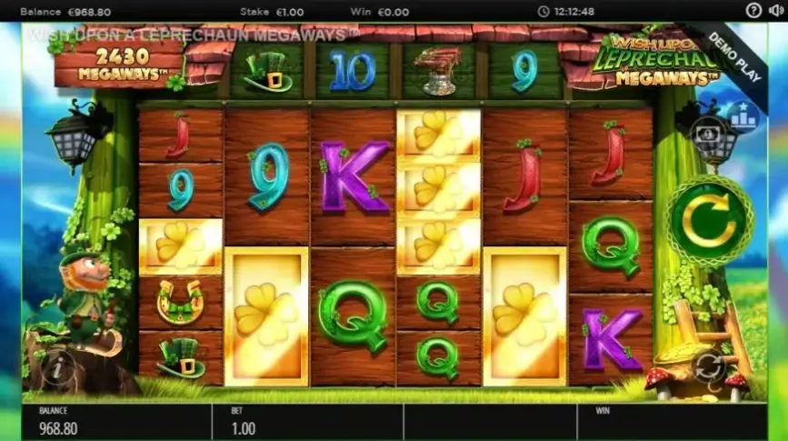 Wish Upon a Leprechaun slot screenshot 