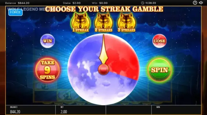 Wolf Legend Megaways slot screenshot 5