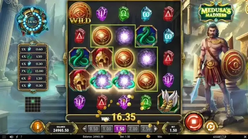 Medusa’s Madness slot screenshot 