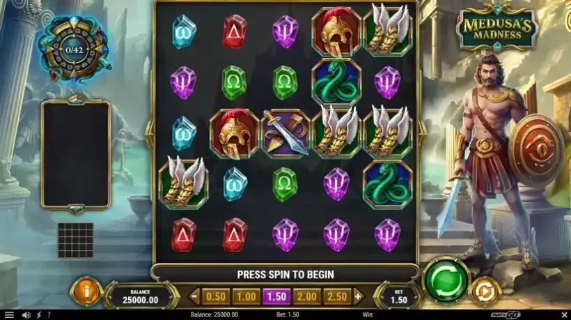 Medusa’s Madness slot screenshot 