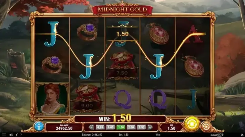 Midnight Gold slot screenshot 3