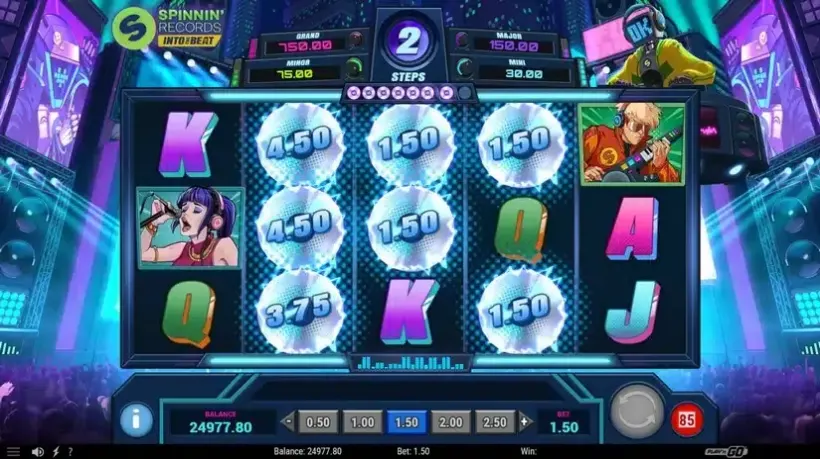 Spinnin’ Records Into the Beat slot screenshot 4