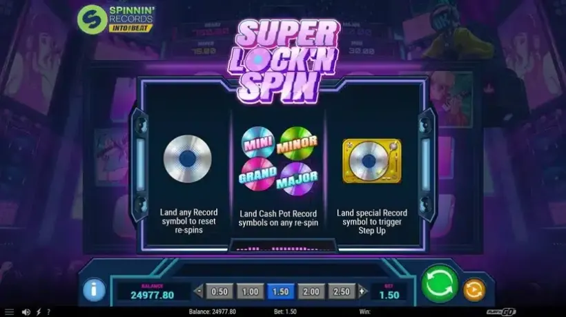 Spinnin’ Records Into the Beat slot screenshot 6