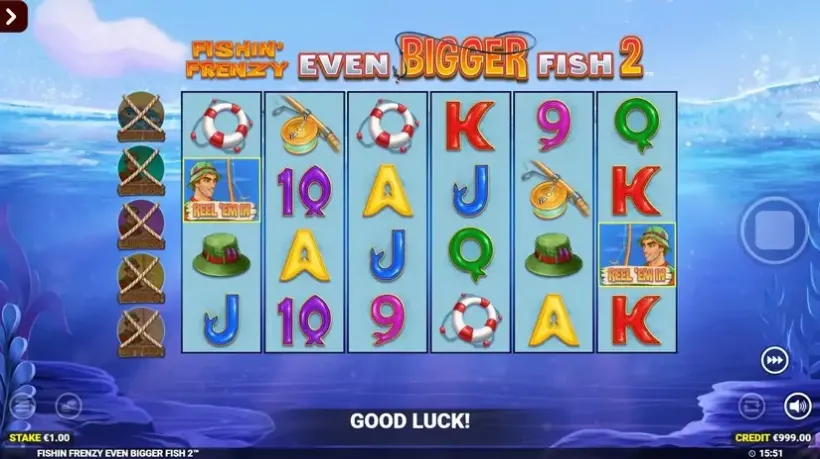 Fishin’ Frenzy Even Bigger Fish 2 slot screenshot 
