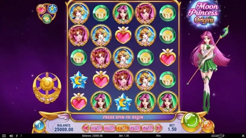 Moon Princess Origins slot screenshot 