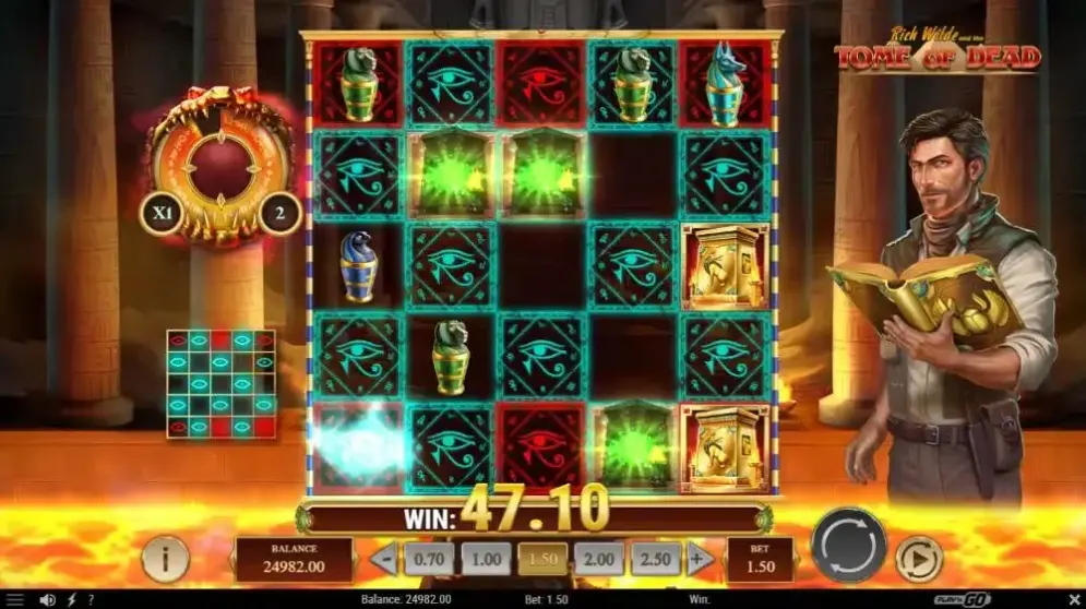 Rich Wilde and the Tome of Dead slot screenshot