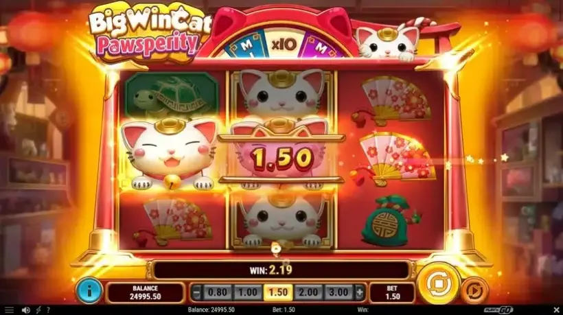 Big Win Cat Pawsperity slot screenshot 2