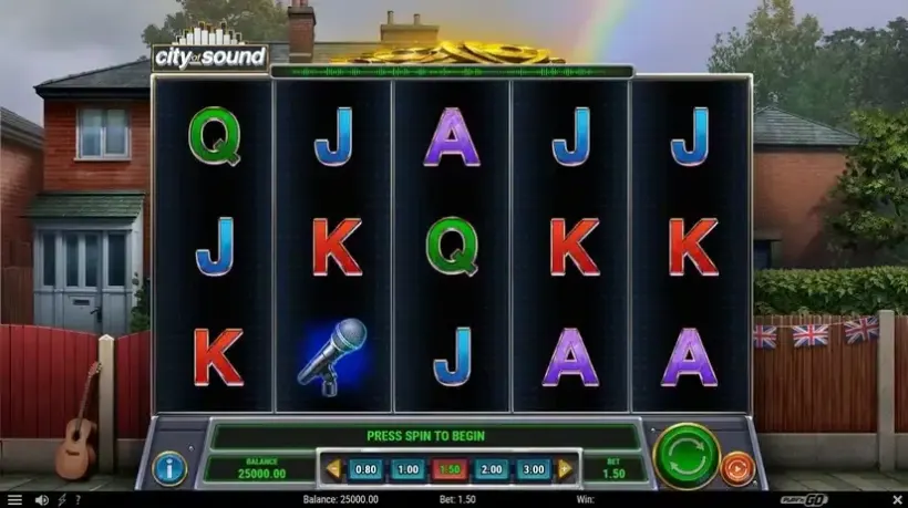 City of Sound slot screenshot