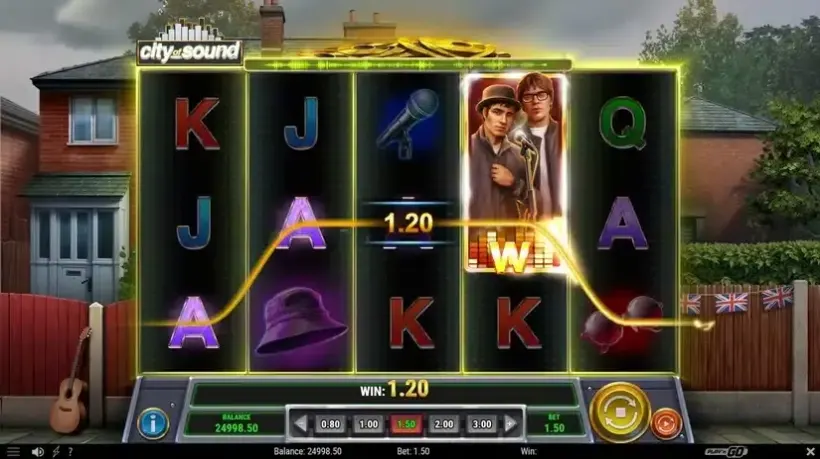 City of Sound slot screenshot 2