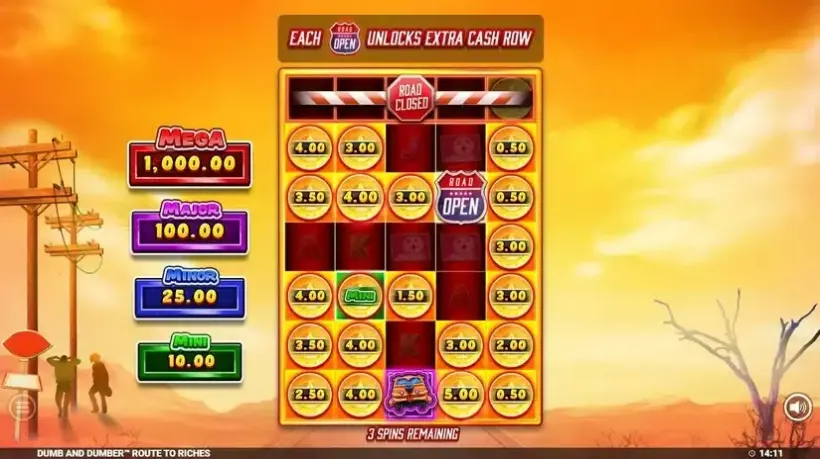 Dumb and Dumber Route to Riches slot screenshot 