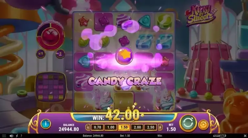 King of Sweets slot screenshot 