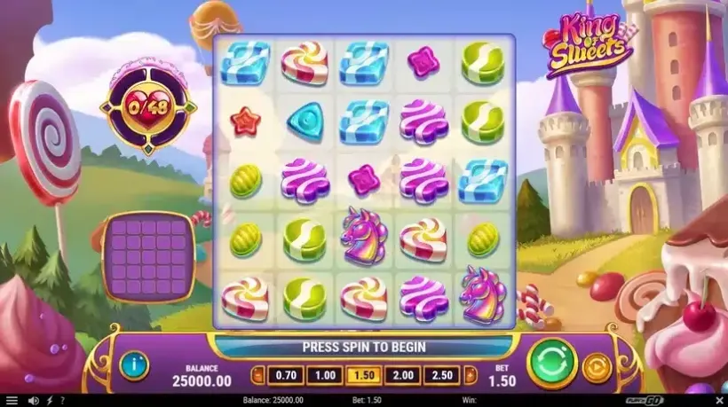 King of Sweets slot screenshot 