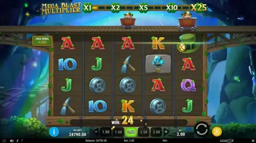 Leprechaun’s Diamond Dig slot screenshot 4