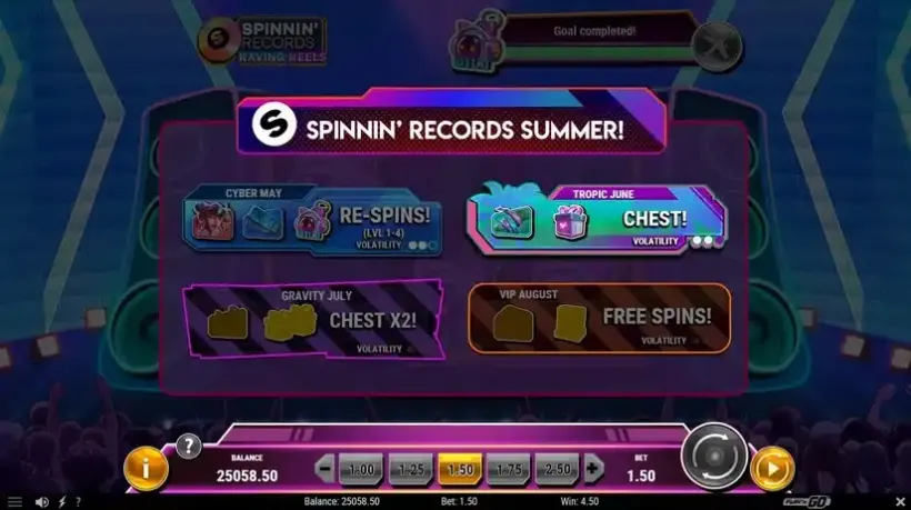 Spinnin’ Records Raving Reels slot screenshot 6