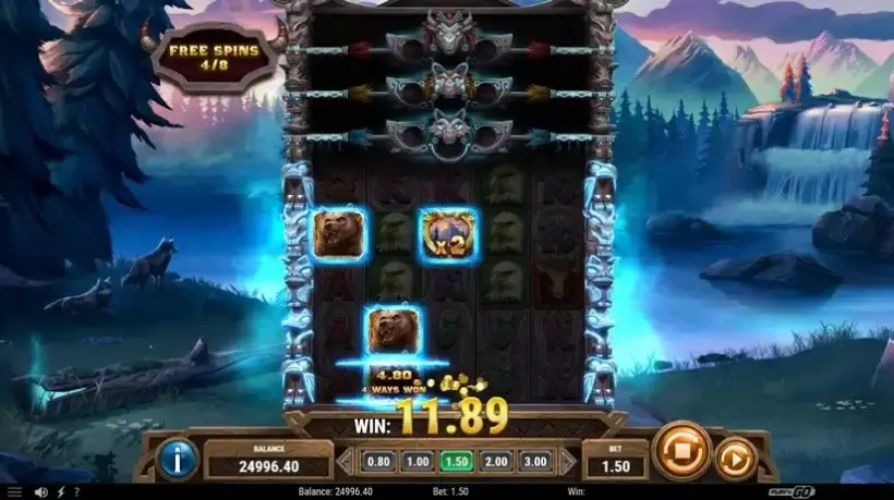 Buffalo of Wealth slot screenshot 