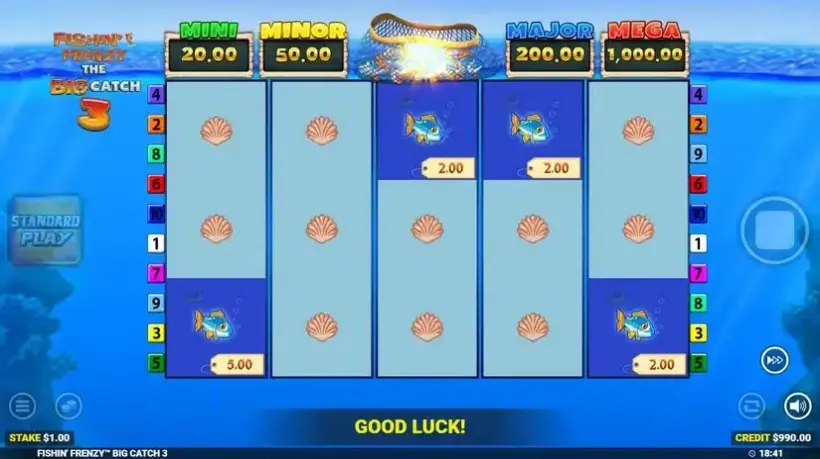 Fishin’ Frenzy The Big Catch 3 slot screenshot 2