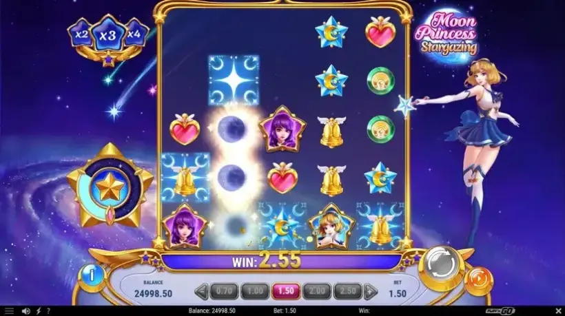 Moon Princess Stargazing slot screenshot 2