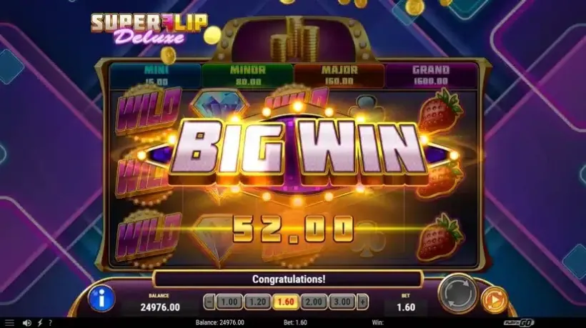 Super Flip Deluxe slot screenshot 