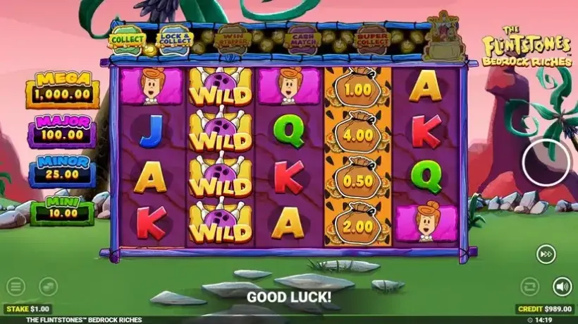 The Flintstones 2 Bedrock Riches slot screenshot 4