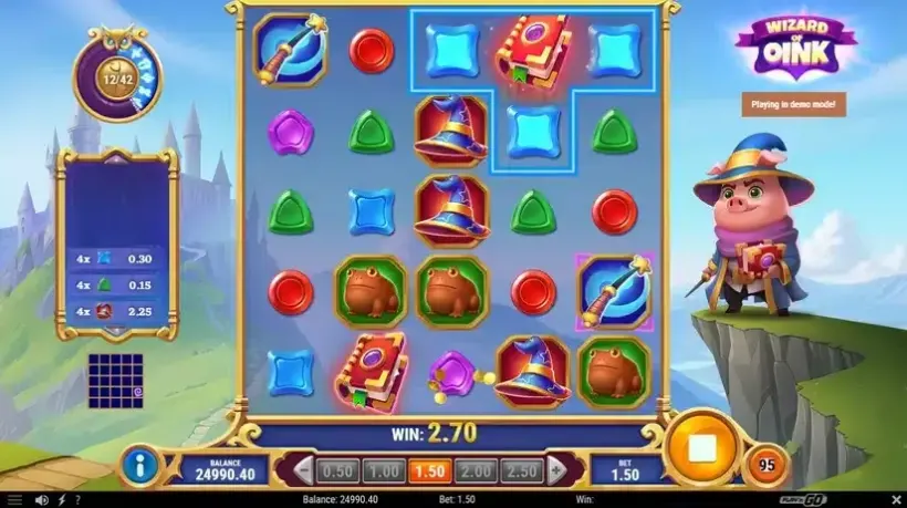 Wizard of Oink slot screenshot 3