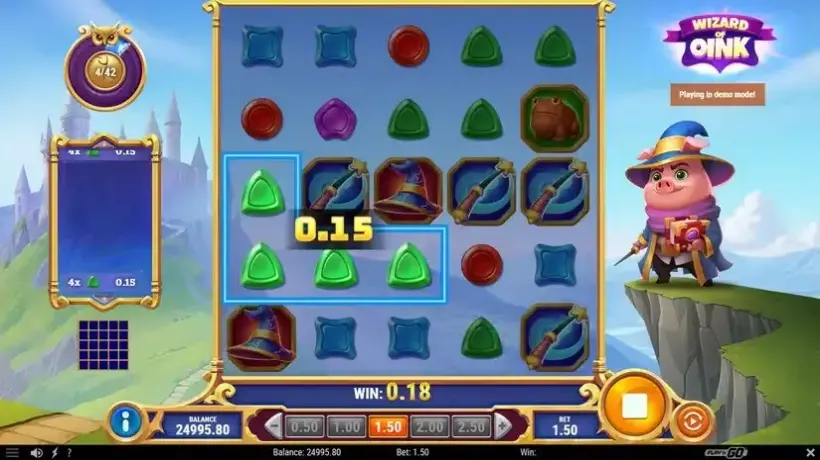 Wizard of Oink slot screenshot 4