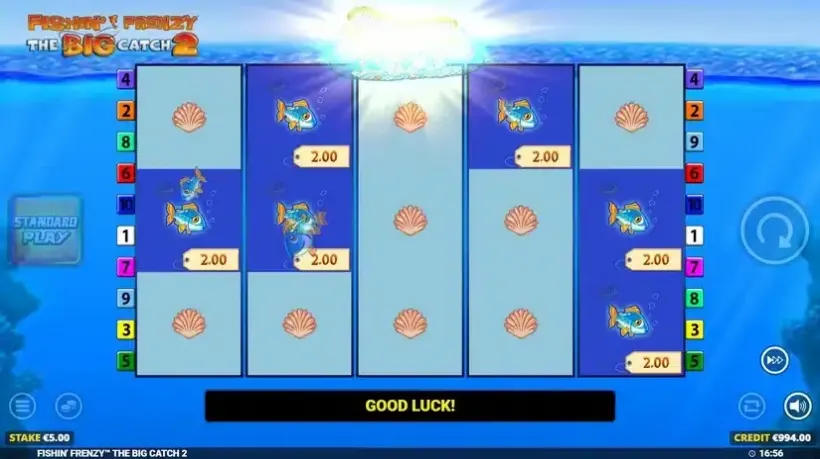 Fishin’ Frenzy The Big Catch 2 slot screenshot 2