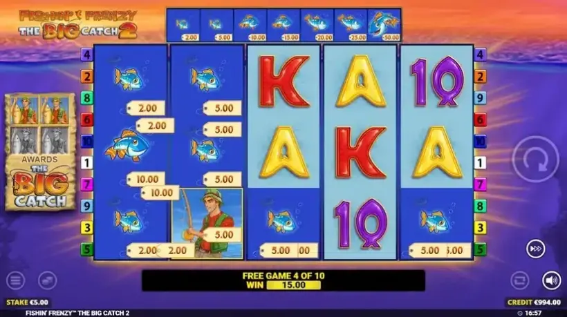 Fishin’ Frenzy The Big Catch 2 slot screenshot