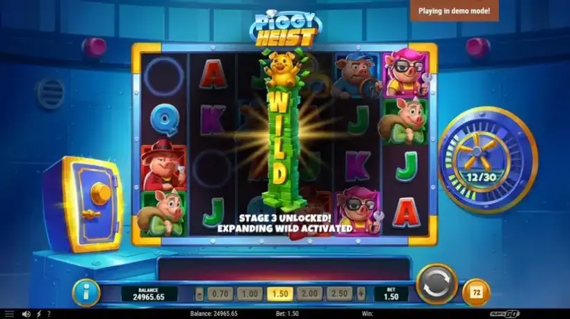 Piggy Heist slot screenshot 4