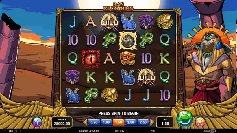 Ra’s Reckoning slot screenshot 