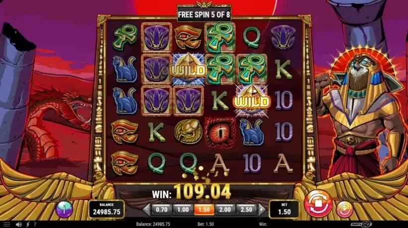 Ra’s Reckoning slot screenshot 