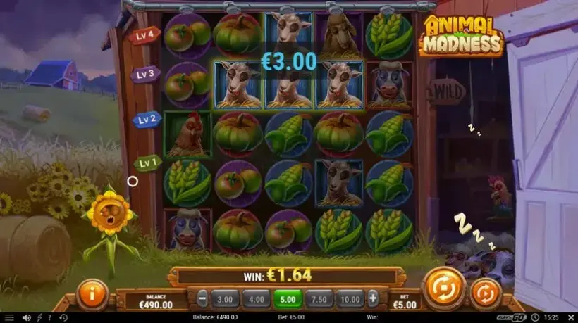 Animal Madness slot screenshot 3